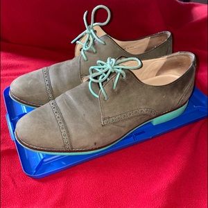 Cole Haan Olive Lace Up Oxford Flats